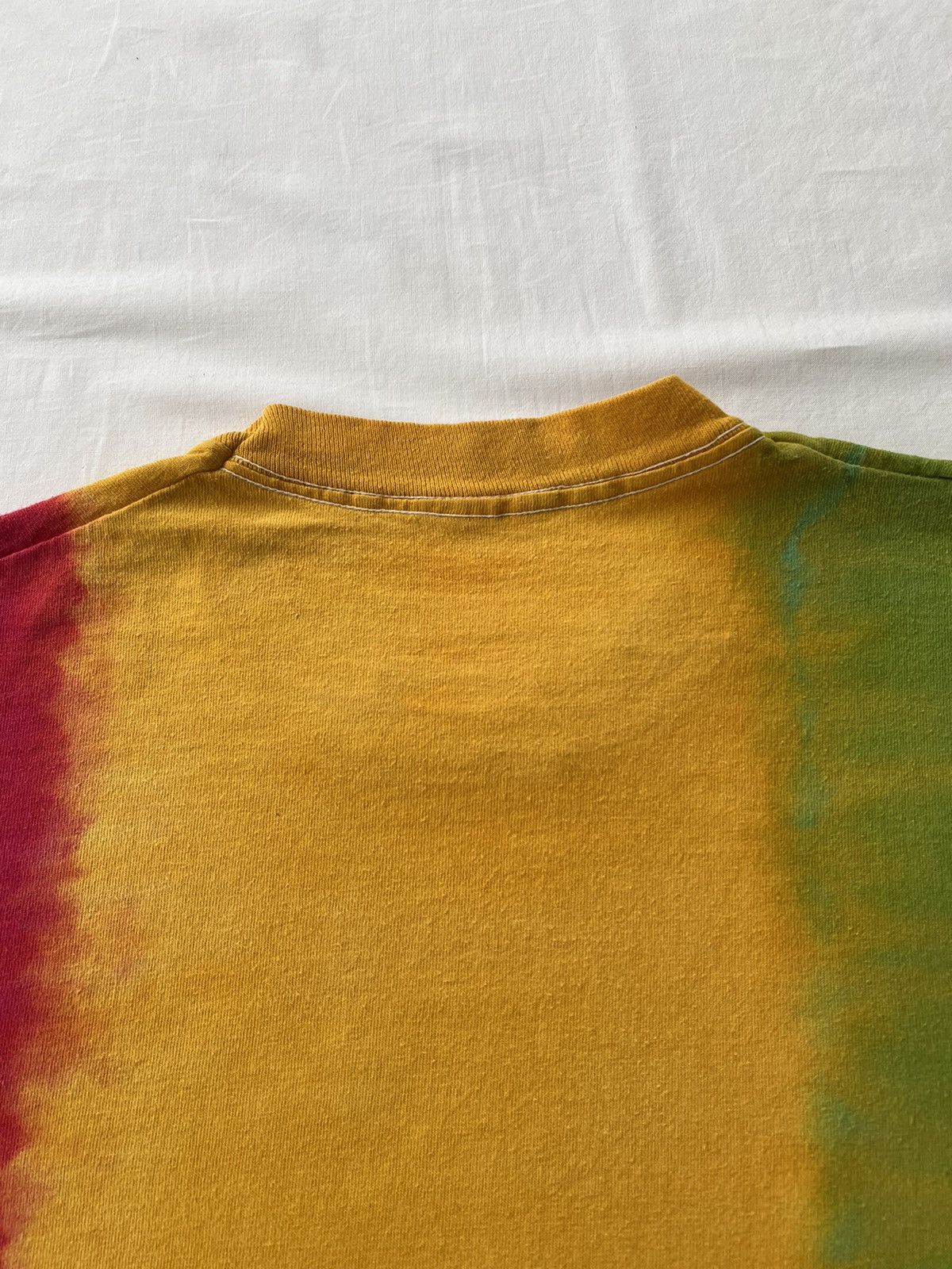 Band Tees Vintage 90s Bob Marley Who Feels It Jamaica Tie Dye T-shirt Size US XXL / EU 58 / 5 - 18 Thumbnail