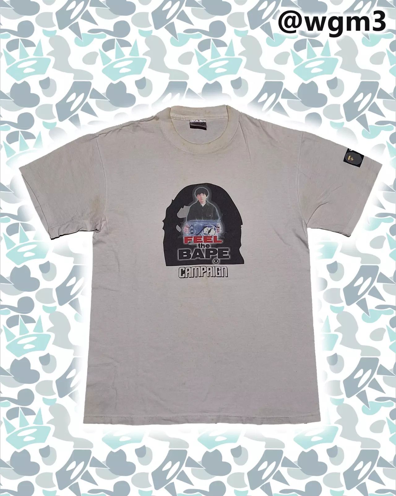 Bape × Vintage 1998 Bape Crazy Rare magazine Giveaway Tee!! Medium Size US M / EU 48-50 / 2 - 1 Thumbnail