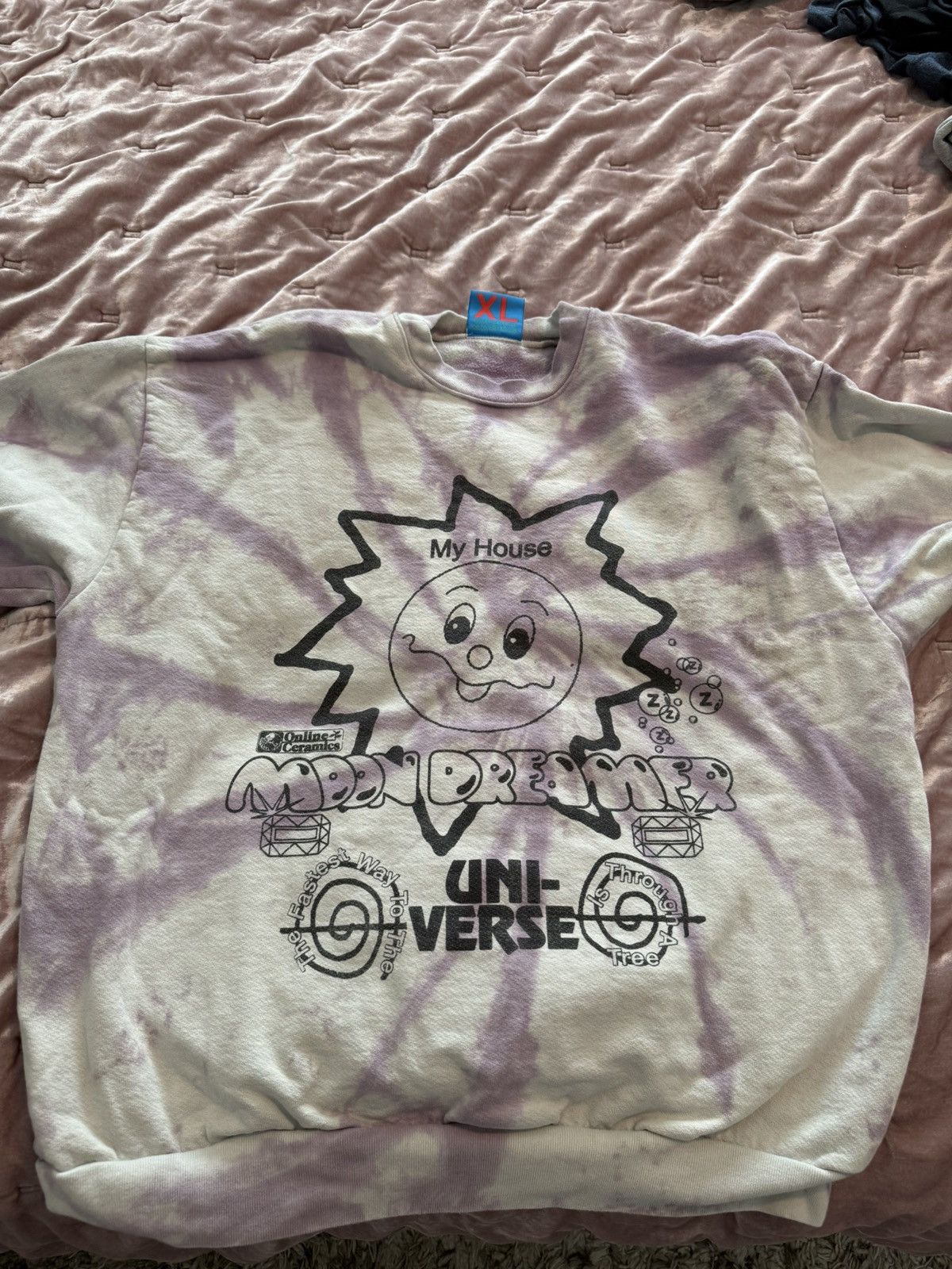Online Ceramics Online ceramics moon dreamer tie dye crew neck Size US XL / EU 56 / 4 - 3 Thumbnail