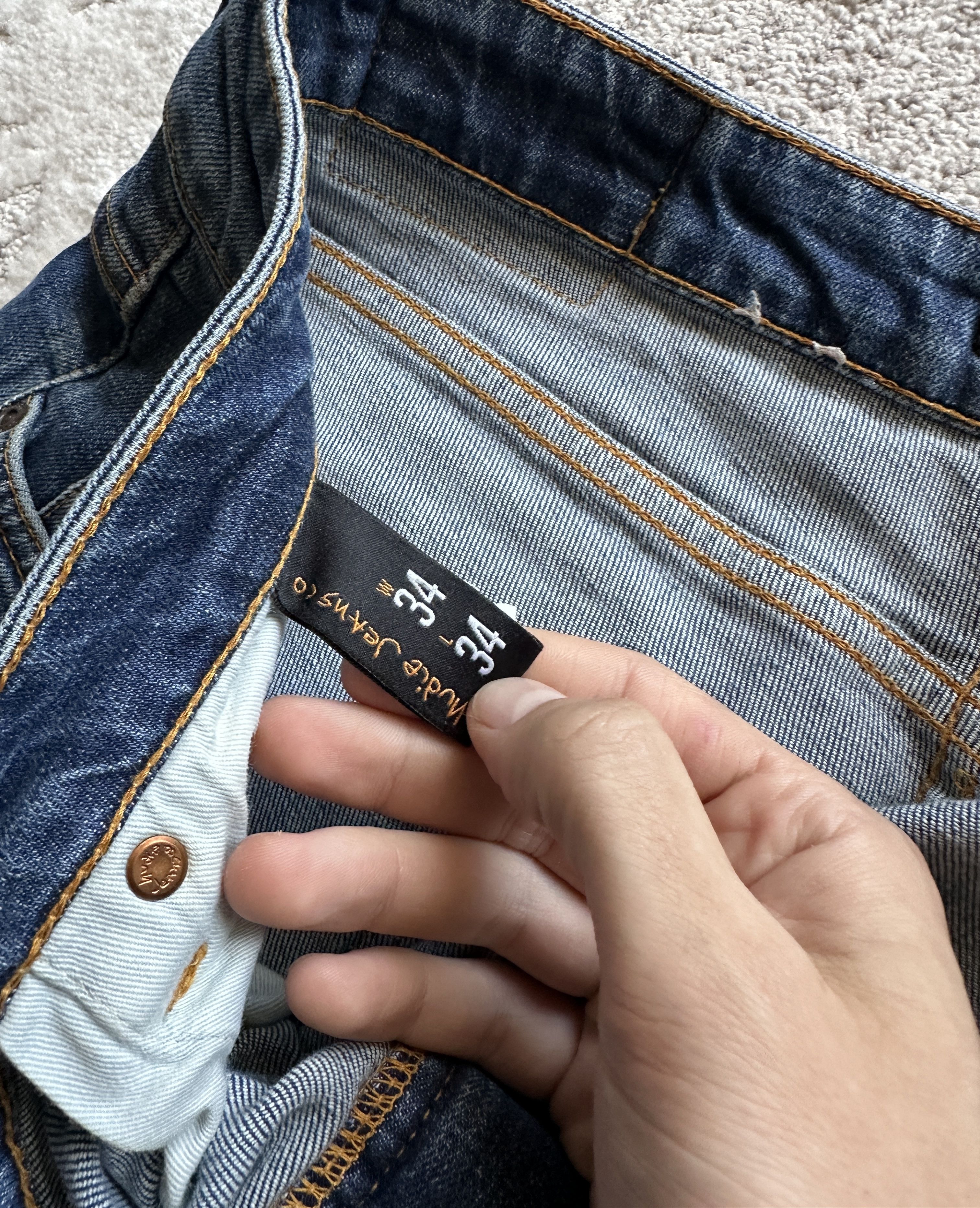 Nudie Jeans Denim trousers Nudie Jeans men slim Size US 34 / EU 50 - 7 Thumbnail