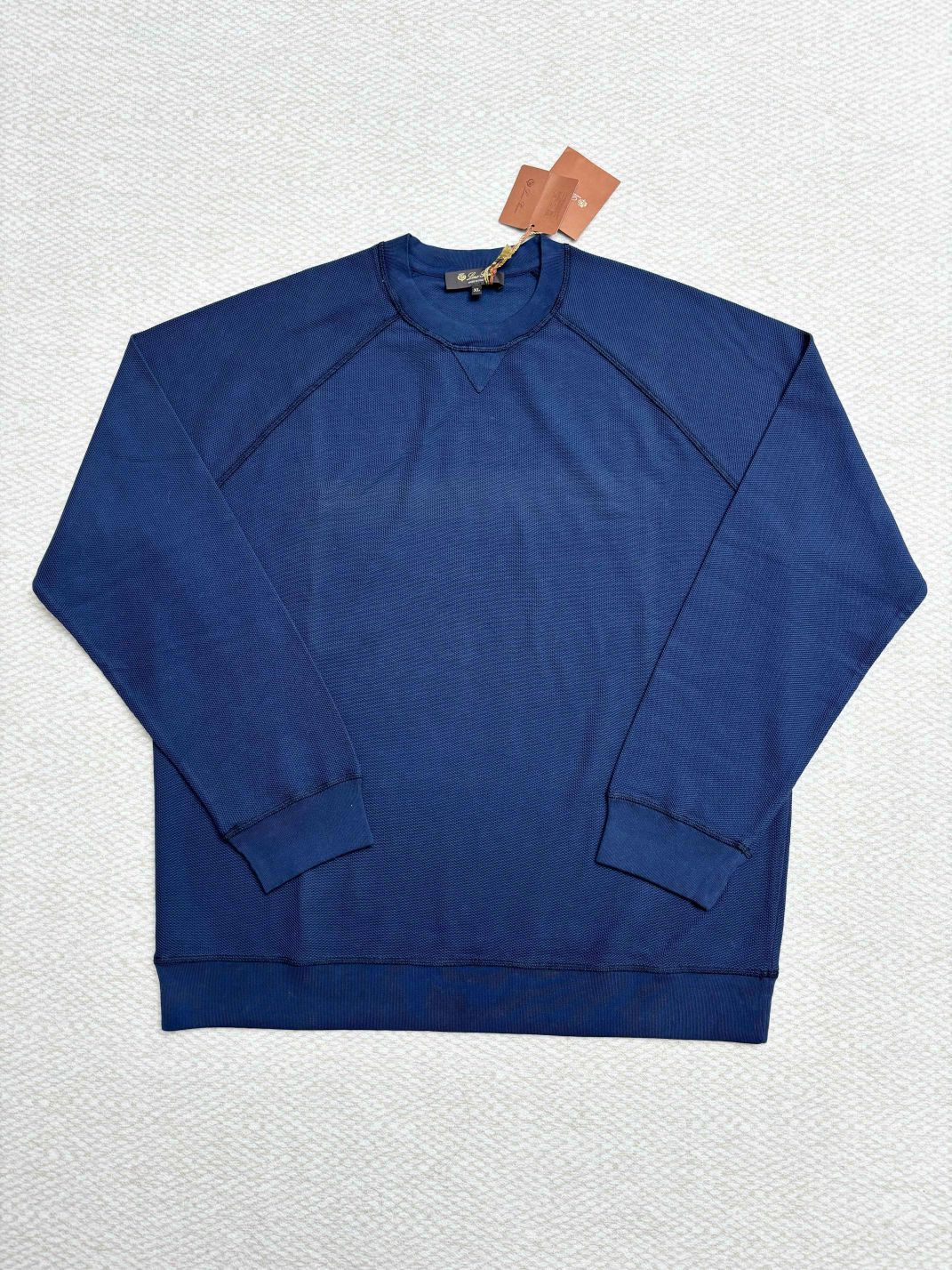 Loro Piana Loro Piana Pique Long Sleeve T-Shirt Size L Size US L / EU 52-54 / 3 - 1 Thumbnail