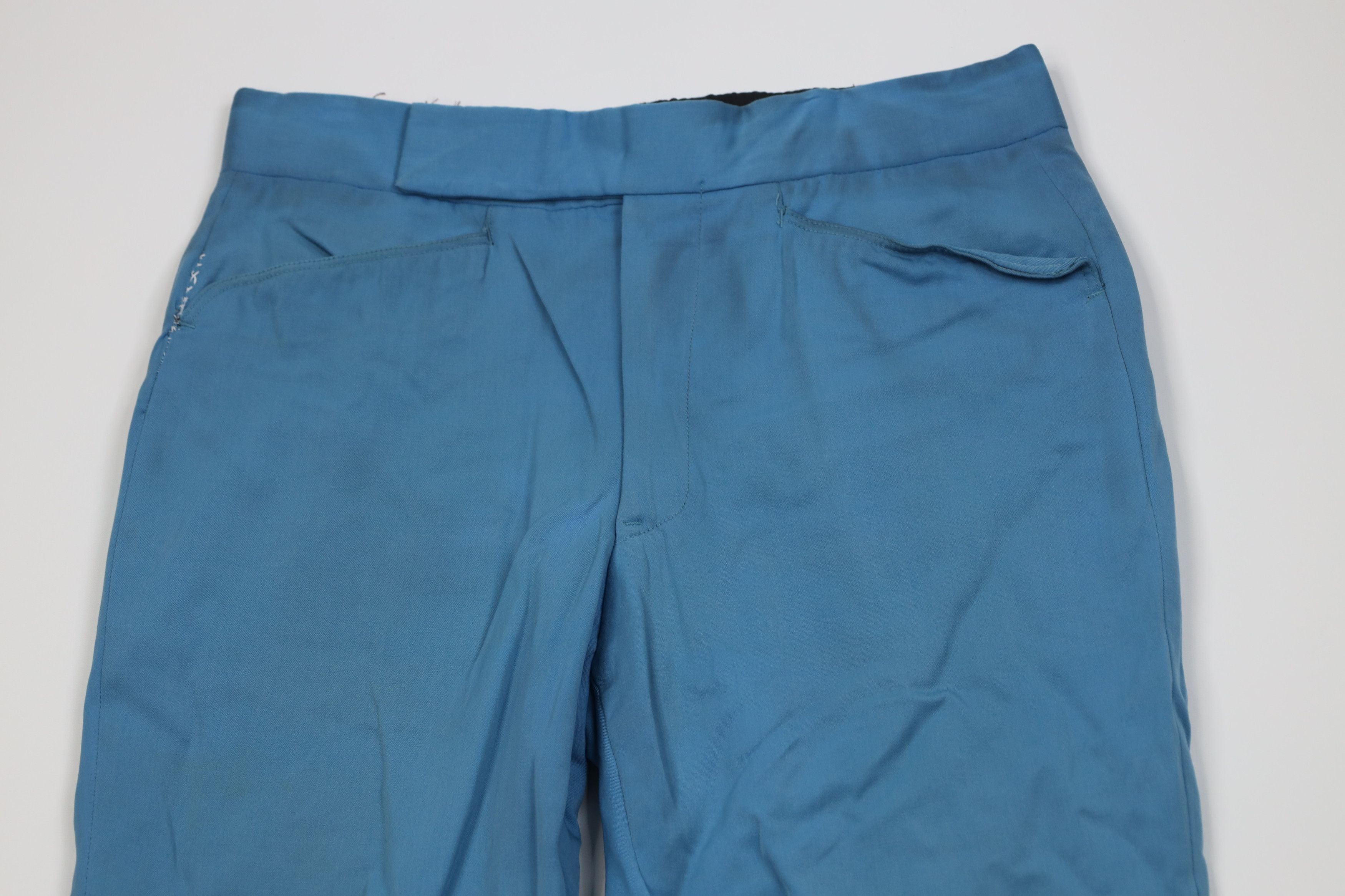 Vintage Vintage 60s Streetwear Rayon Gabardine Wide Leg Pants USA Size US 34 / EU 50 - 2 Thumbnail