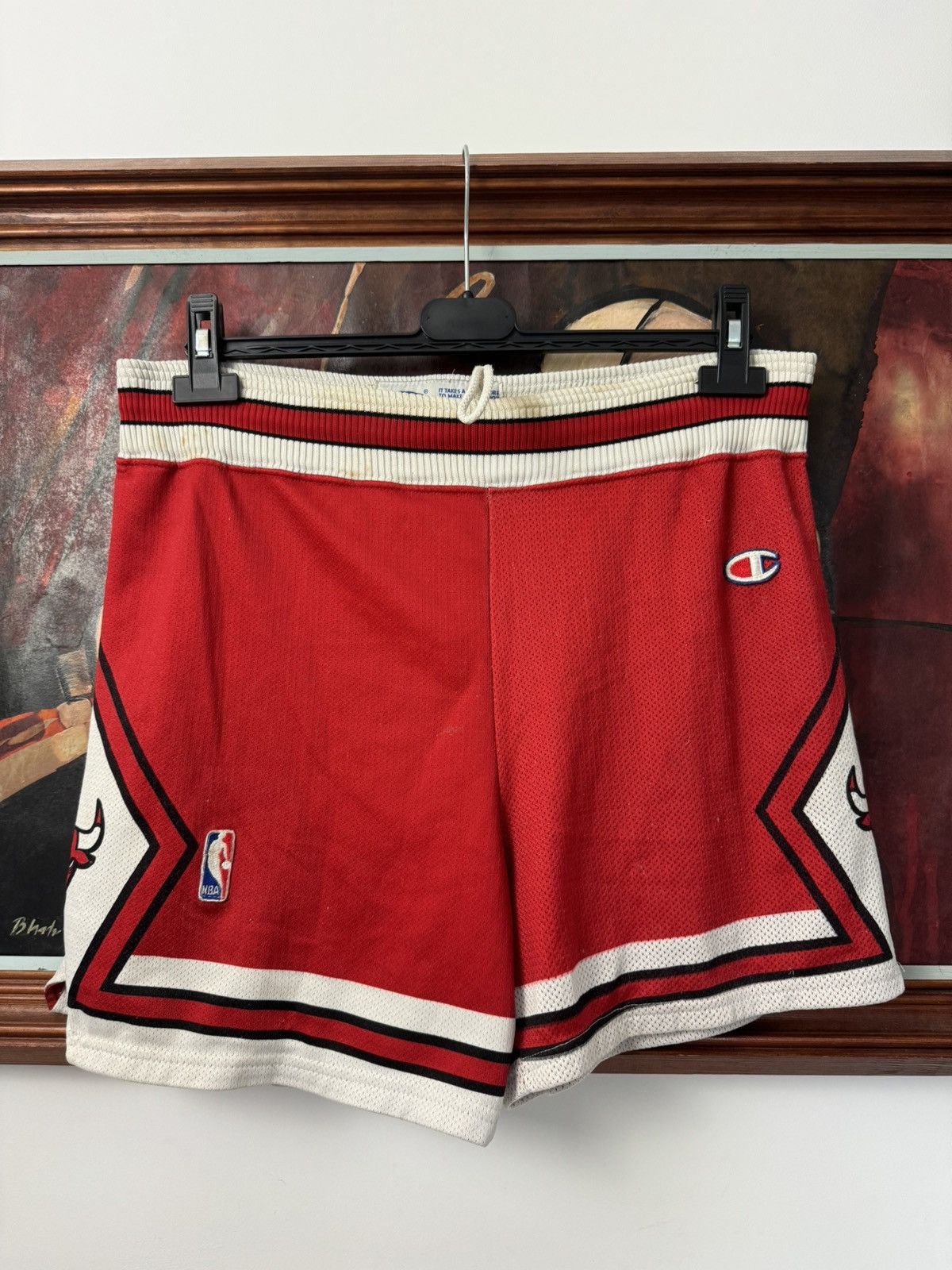 Champion Chicago Bulls 90s Shorts Basketball NBA Jordan Rare