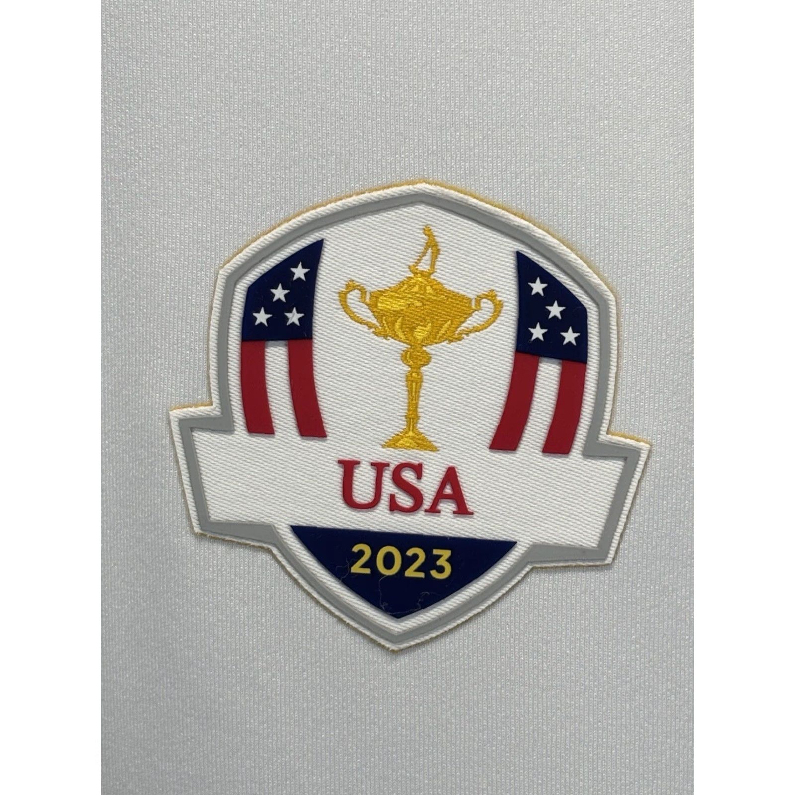 RLX Ralph Lauren RLX Ralph Lauren Polo Shirt Mens Small White Ryder Cup USA MMXXIII 2023 Polo Car Shirt Size US S / EU 44-46 / 1 - 3 Thumbnail