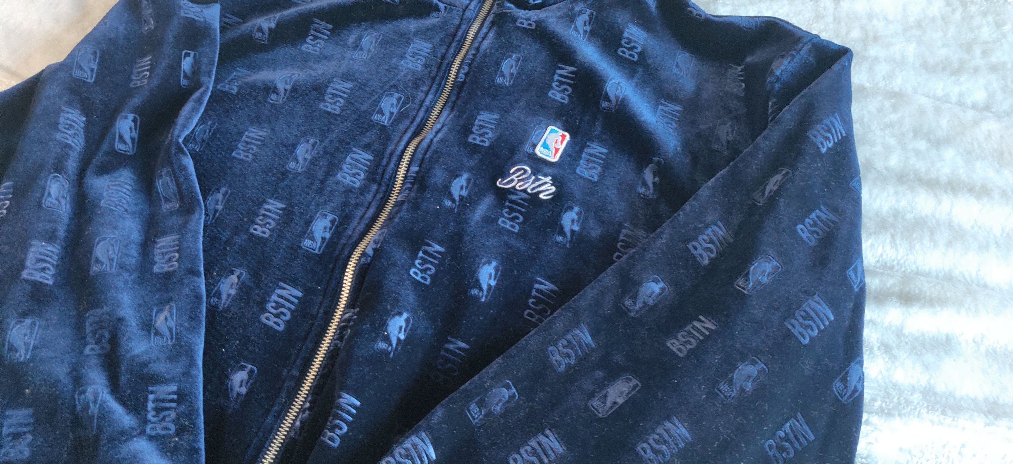 NBA BSTN Brand BSTN & NBA Velour Track Pants and Track Jacket Size US XL / EU 56 / 4 - 9 Thumbnail