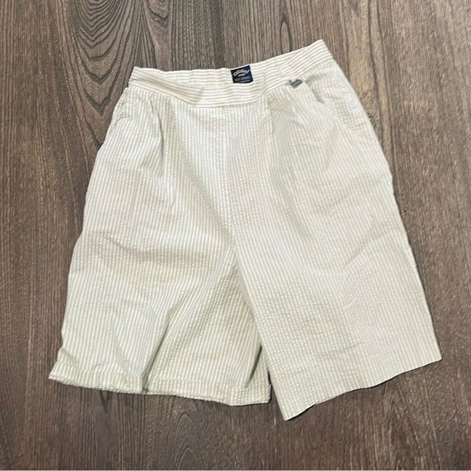 Callaway Callaway Golf Seersucker Shorts Striped Pleated Front L Size 31" - 1 Thumbnail