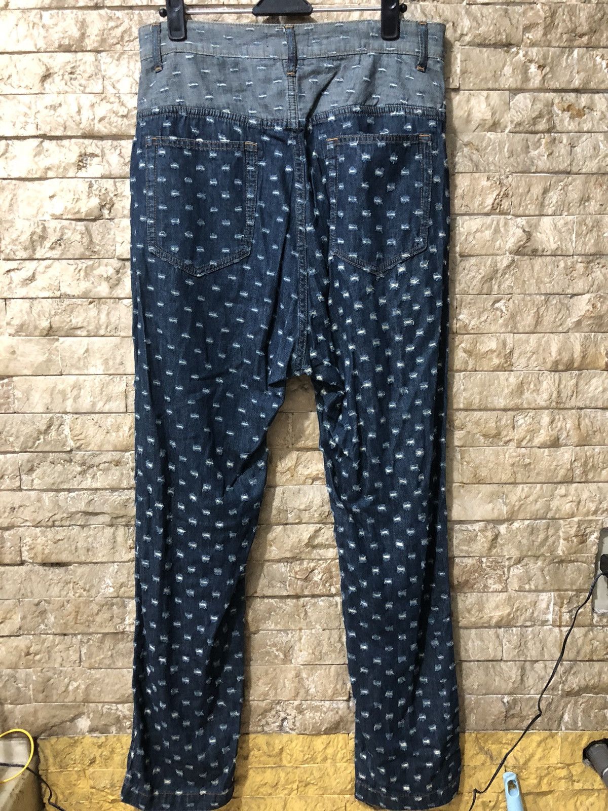 Zucca Zucca by Issey Miyake Ripped Pants Size US 30 / EU 46 - 2 Thumbnail