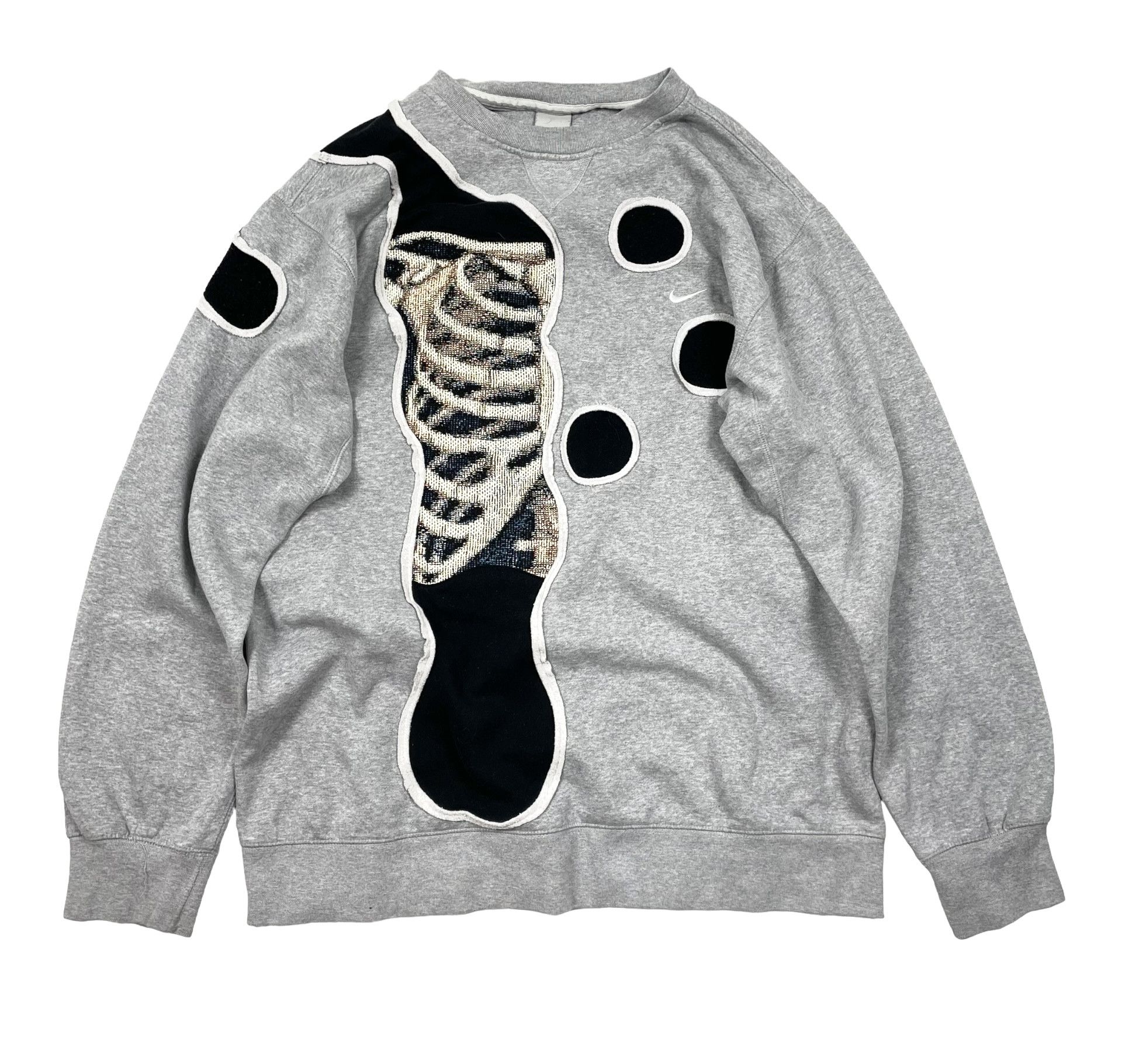 Nike Vintage Nike skeleton custom reworked hoodie Size US XL / EU 56 / 4 - 1 Thumbnail