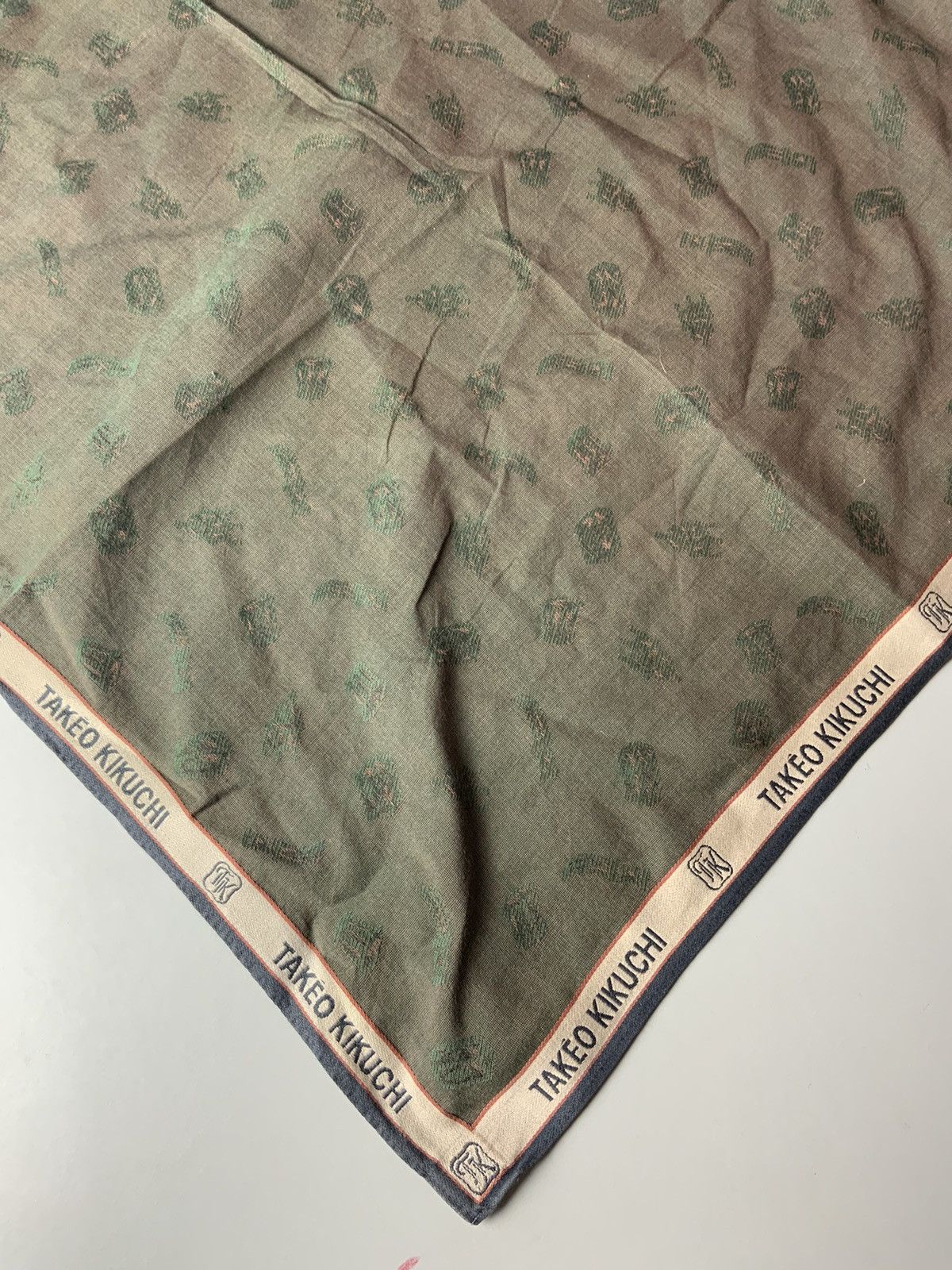 Takeo Kikuchi Takeo Kikuchi Monogram Japan Handkerchief Bandana Size ONE SIZE - 8 Thumbnail