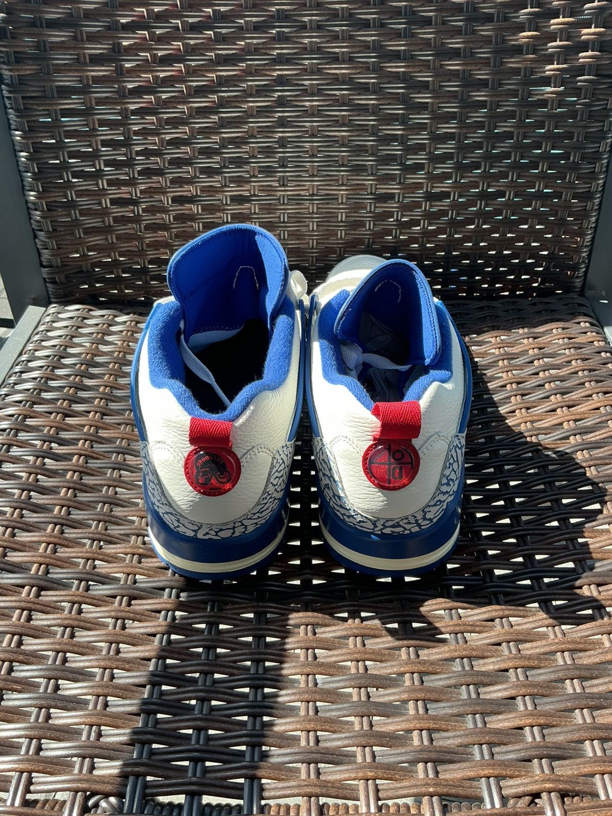 Jordan Brand Air Jordan Spizike Low Sail Storm Blue 12M Size US 12 / EU 45 - 3 Thumbnail