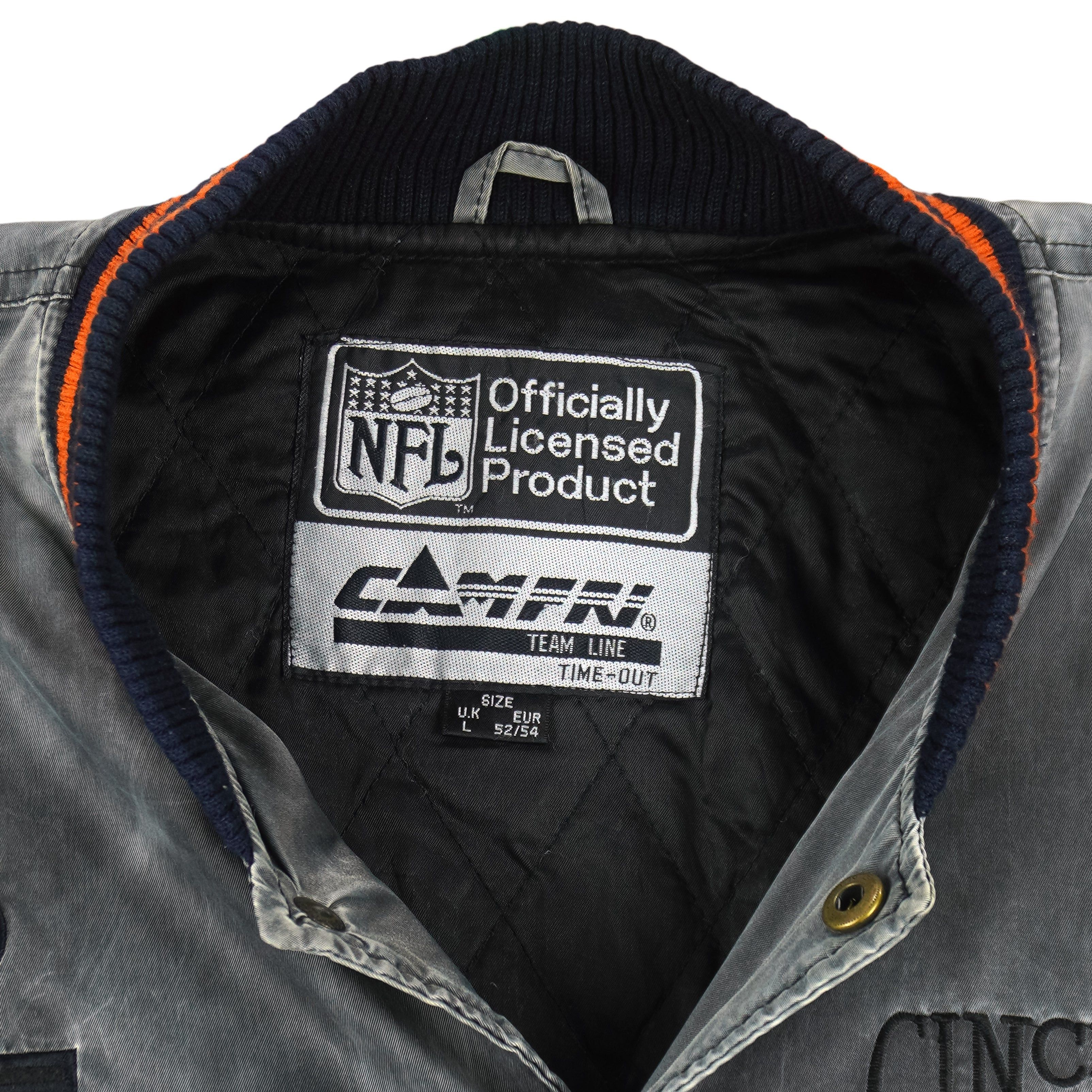 NFL Campri - Cincinnati Bengals Logan Wilson No. 55 Jacket 1990s Size US L / EU 52-54 / 3 - 8 Thumbnail
