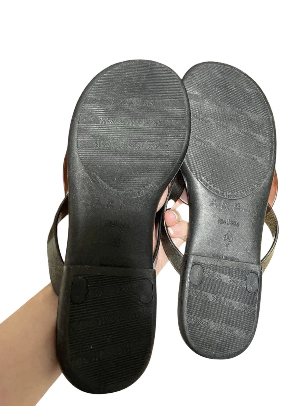Melissa × Vivienne Westwood Vivienne Westwood x Melissa Heart Sandals (Black/Brown) Size US 7 / IT 37 - 4 Thumbnail