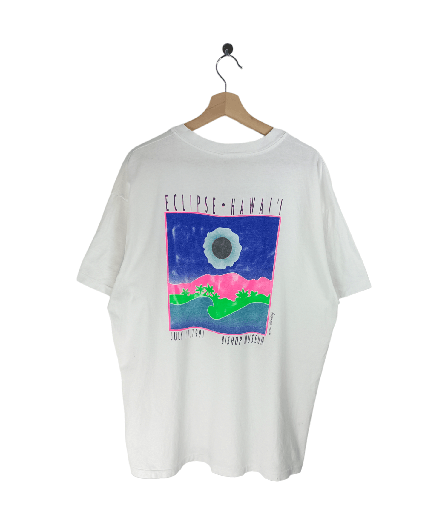 Other RARE 🔥VINTAGE 1991 ECLIPSE HAWAII BISHOP MUSEUM TEE Size US XL / EU 56 / 4 - 1 Thumbnail