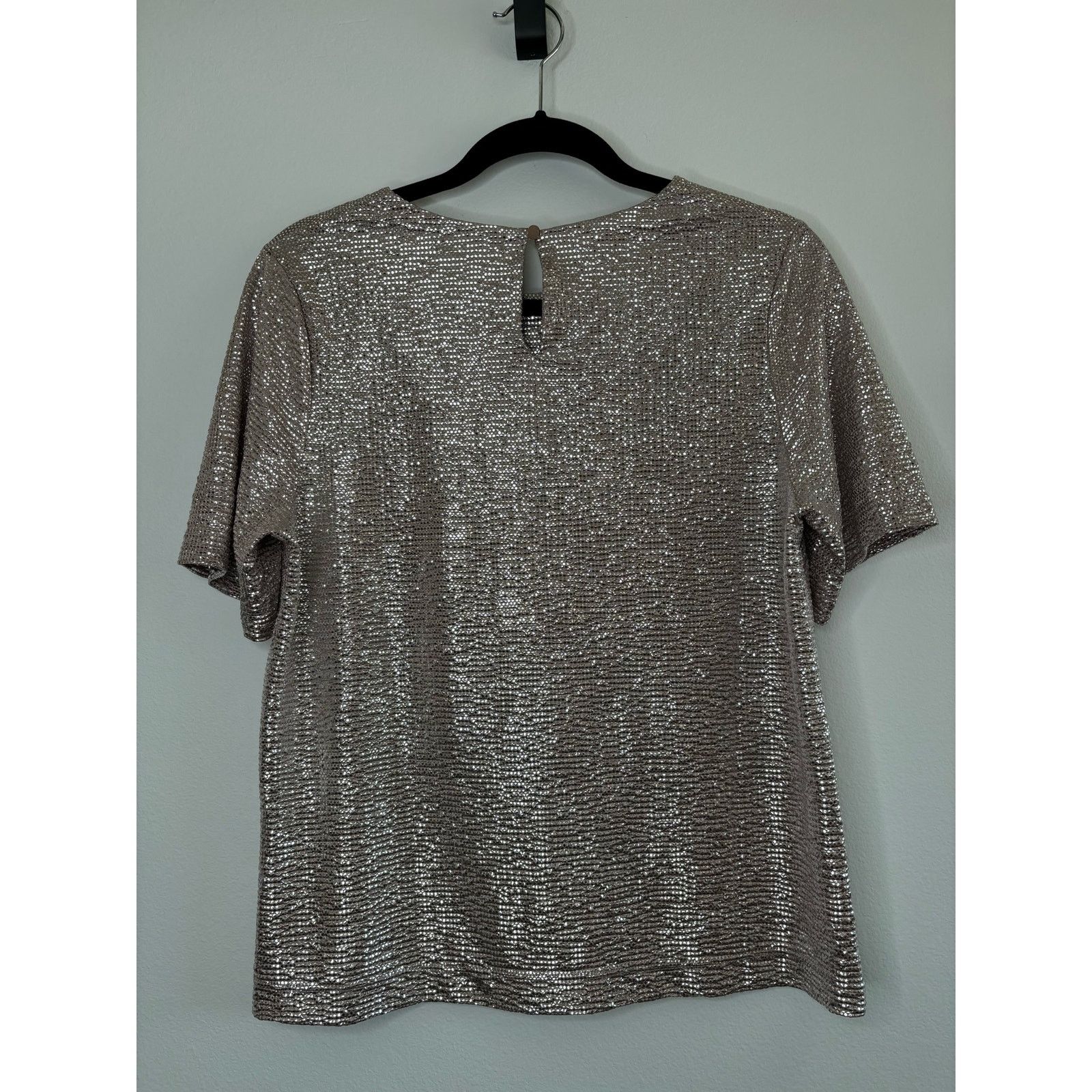 Anthropologie Metalic Monteau Blouse XL Size XL / US 12-14 / IT 48-50 - 4 Thumbnail