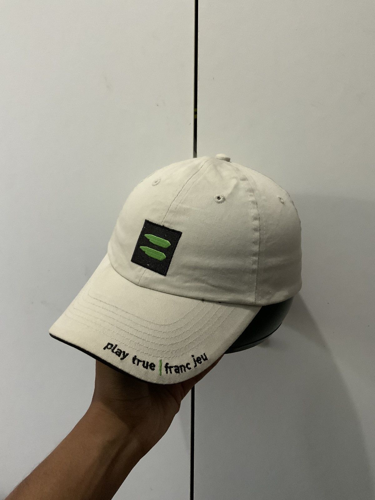 Japanese Brand Play True | Franc Jeu Spellout Big Logo Hat Size ONE SIZE - 1 Thumbnail