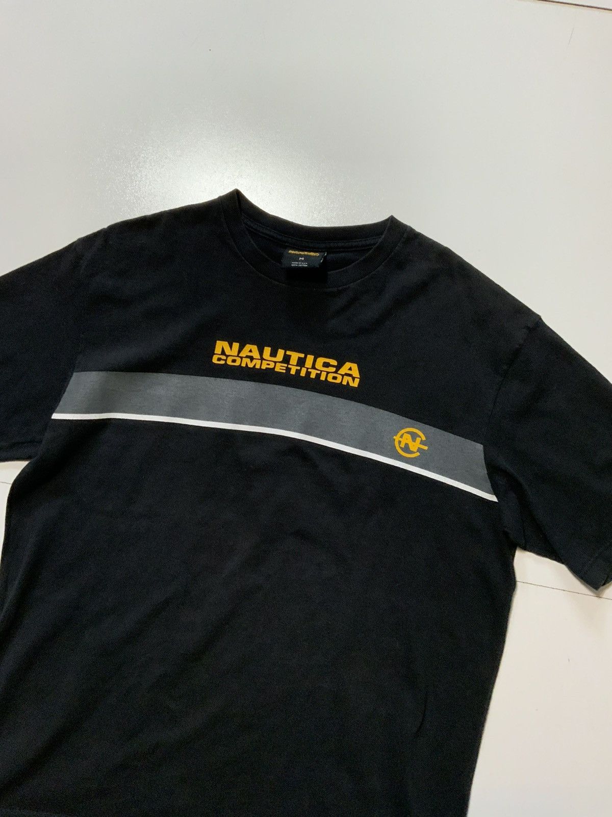Nautica Vintage Y2K Nautica Competition Striped Graphic T-Shirt Size US M / EU 48-50 / 2 - 3 Thumbnail