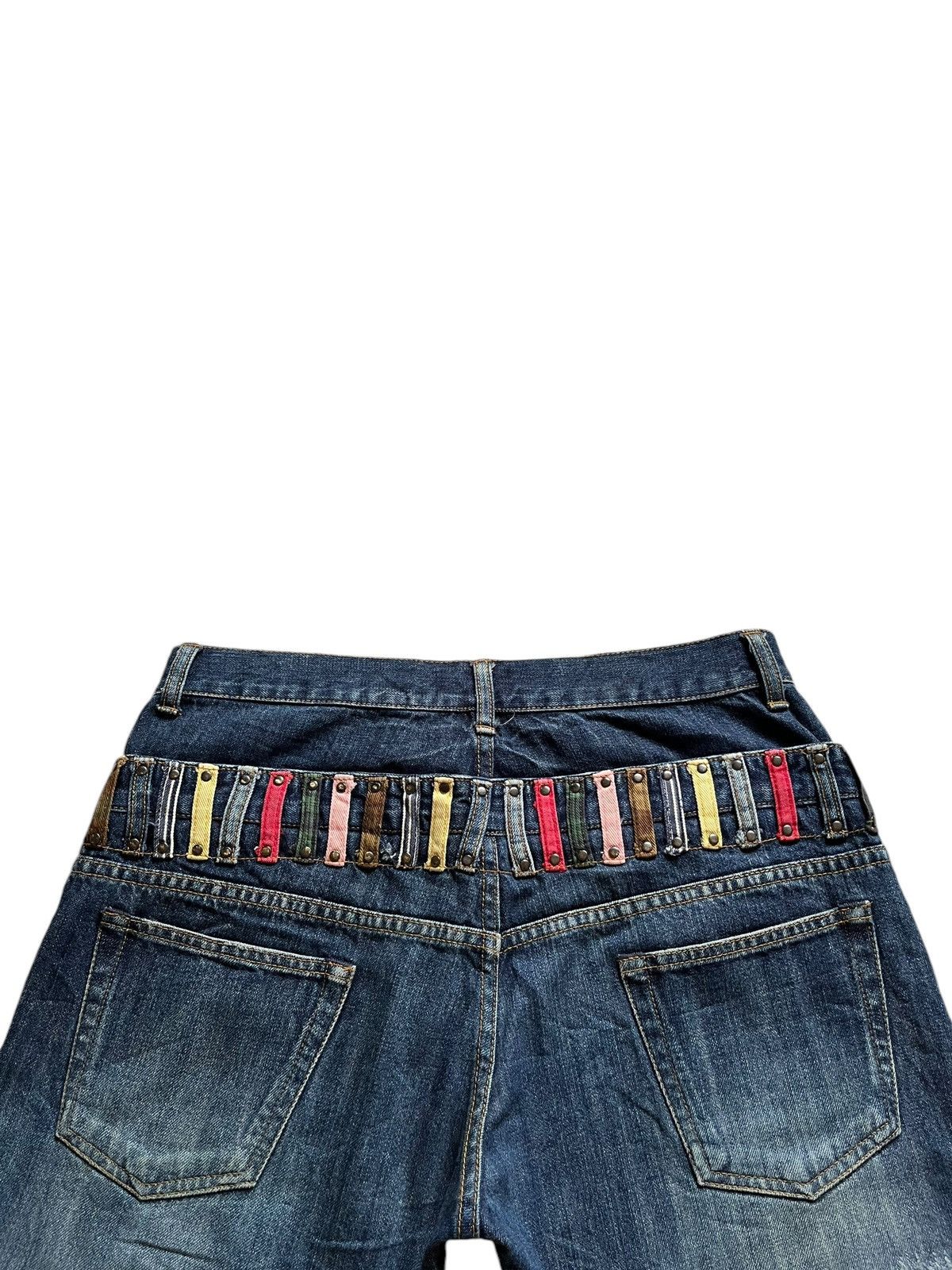 Japanese Brand Vintage Japanese Brand Double Waisted Jean Shorts Jorts Size US 32 / EU 48 - 8 Thumbnail