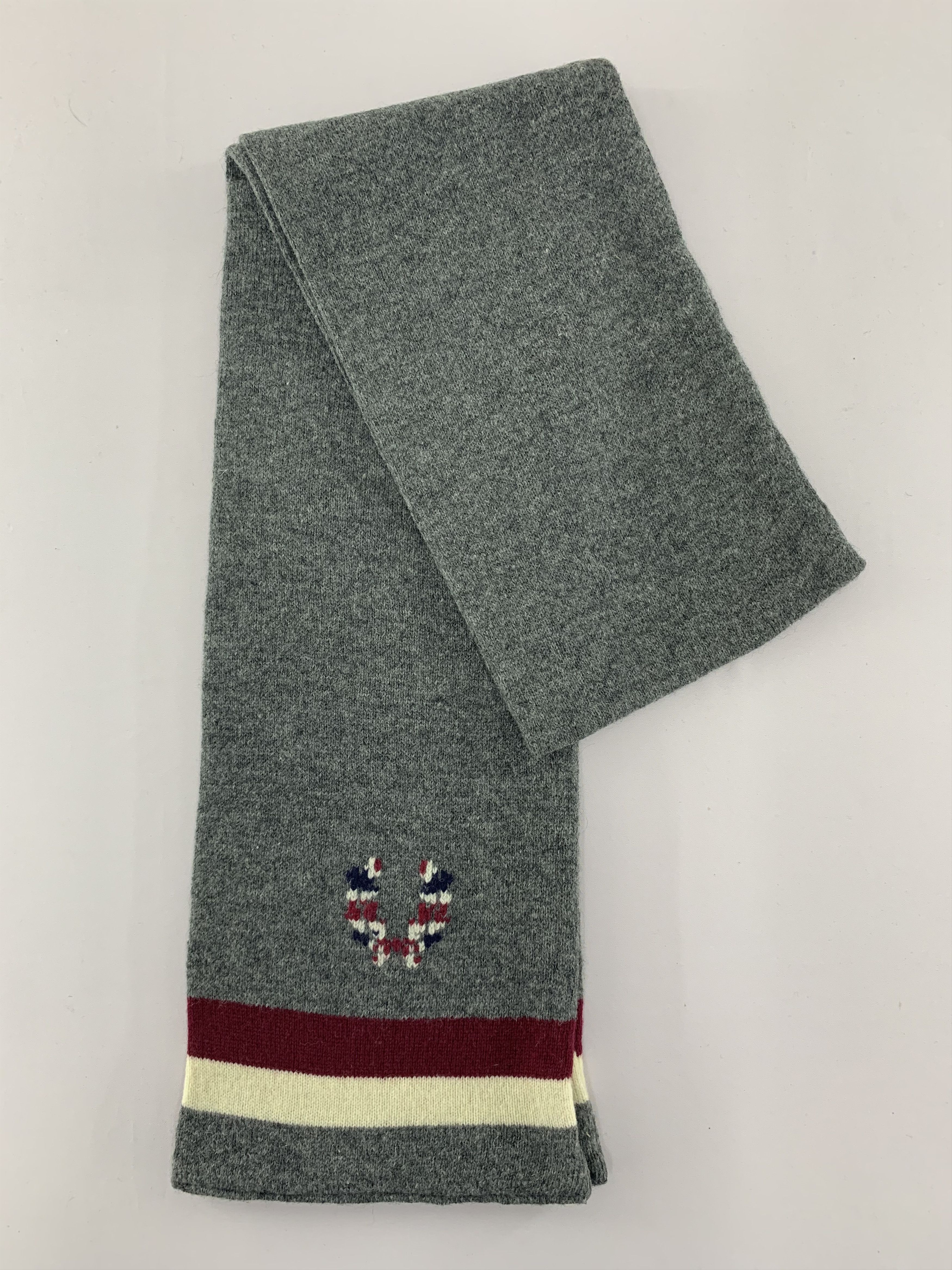 Fred Perry Fred Perry Scarf Wool Muffler Neck Wrap BL5092 Size ONE SIZE - 2 Thumbnail