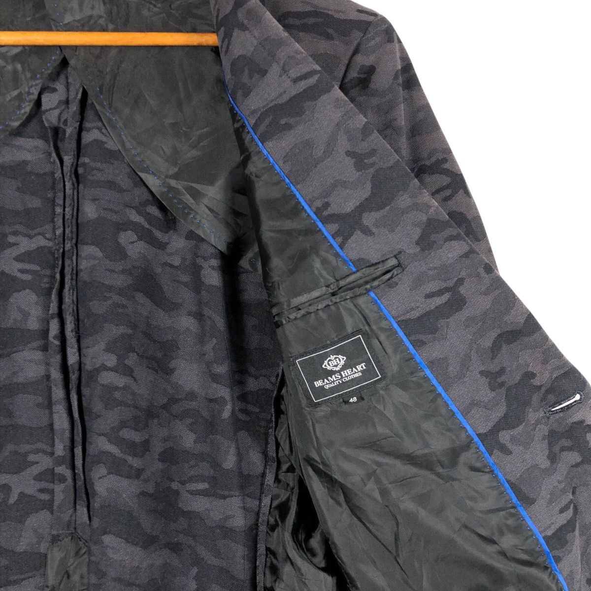Beams Plus × Japanese Brand BEAMS HEART Camouflage Blazer Jacket Size US M / EU 48-50 / 2 - 7 Thumbnail