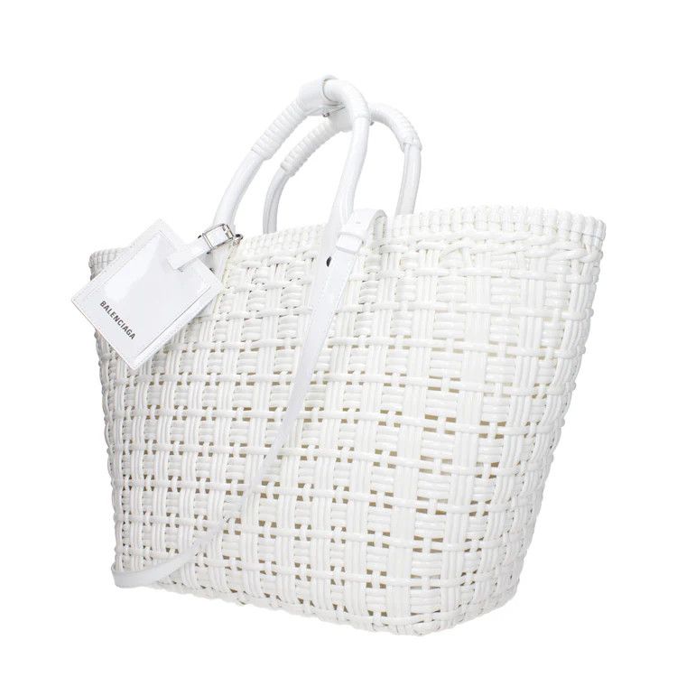 Balenciaga o1mt1gz0125 Size: OS / Bistro Small Basket With Strap White Size ONE SIZE - 2 Thumbnail