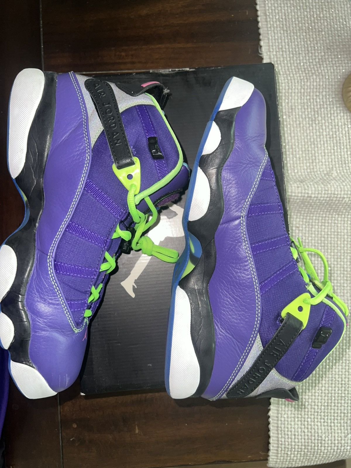 Jordan Brand Jordan 6 rings “Bel-Air” Size US 9.5 / EU 42-43 - 3 Thumbnail