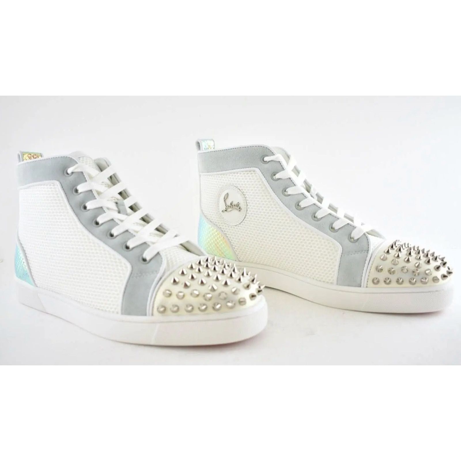 Christian Louboutin Christian Louboutin Lou Spikes Orlato Flat High Top Sneaker Size US 9.5 / EU 42-43 - 3 Thumbnail