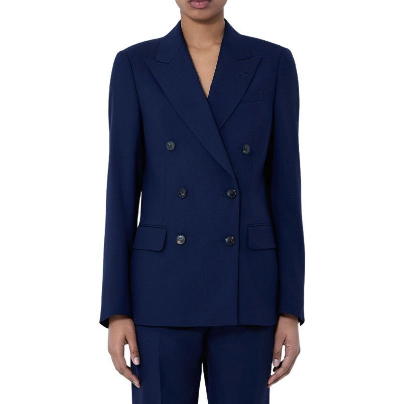 Dries Van Noten DRIES VAN NOTEN Double-Breasted Wool Blazer New & Authentic Size XS / US 0-2 / IT 36-38 - 1 Preview