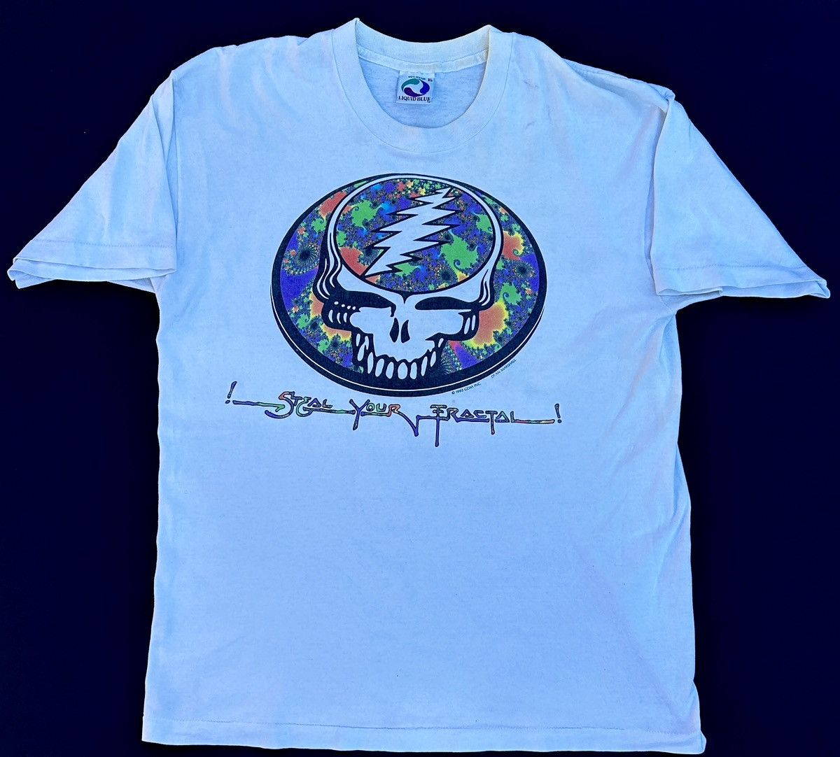 Grateful Dead 1993 Grateful Dead ‘Steal Your Fractal’ Tour shirt 1993 Size US XL / EU 56 / 4 - 1 Thumbnail