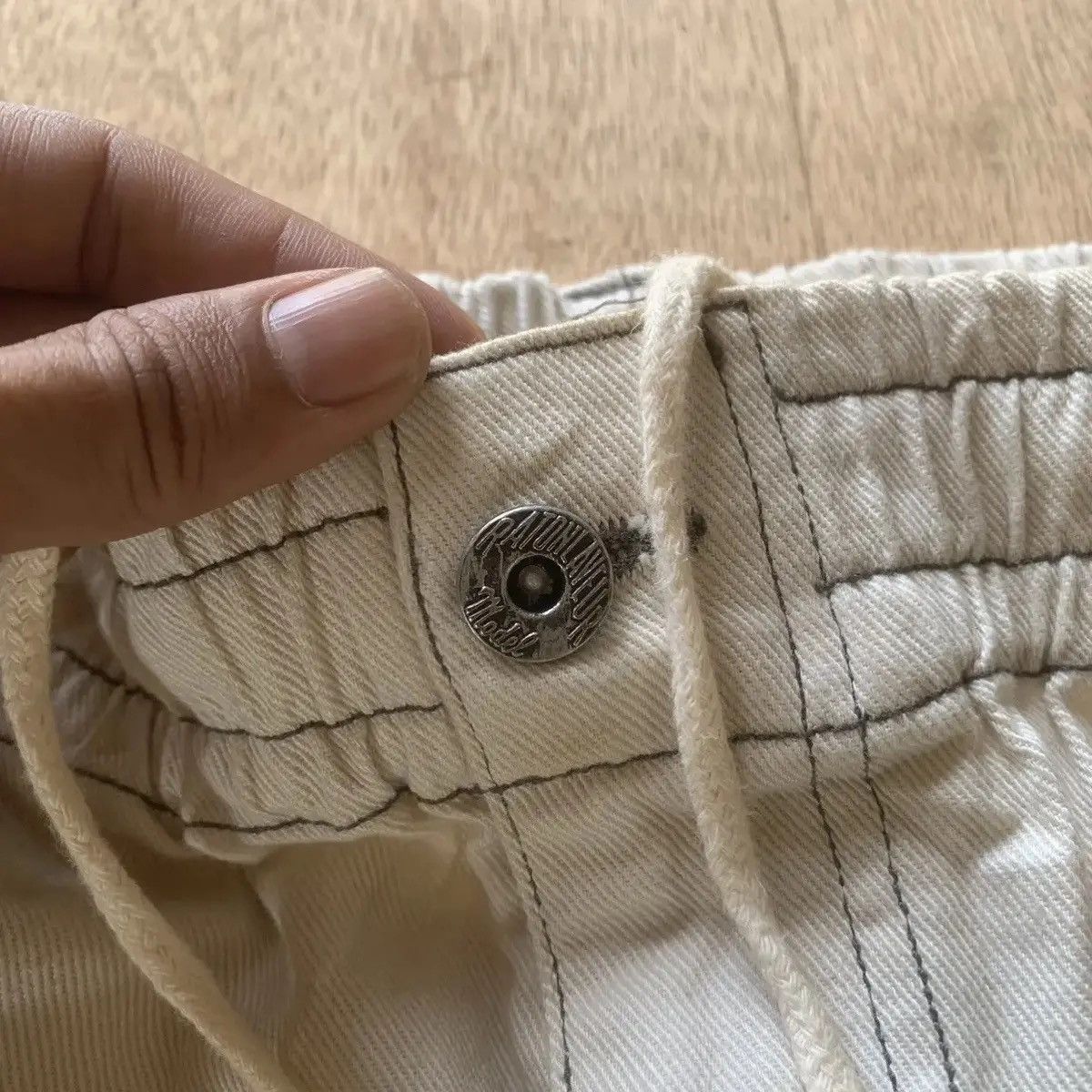 Japanese Brand VINTAGE RATION LAVEUR TROUSERS SPRINGWAIST BAGGY CARGO PANTS Size US 34 / EU 50 - 5 Thumbnail