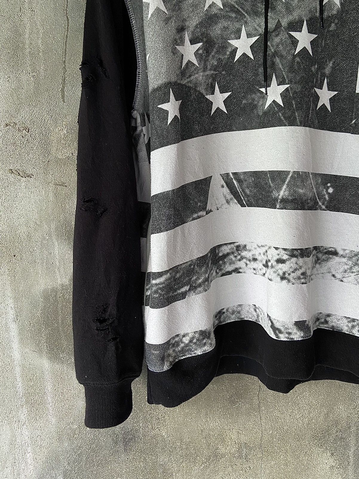 Hysteric Glamour × If Six Was Nine × Japanese Brand B ONE SOUL DISTRESSED HOODIE AMERICAN FLAG Size US L / EU 52-54 / 3 - 5 Thumbnail