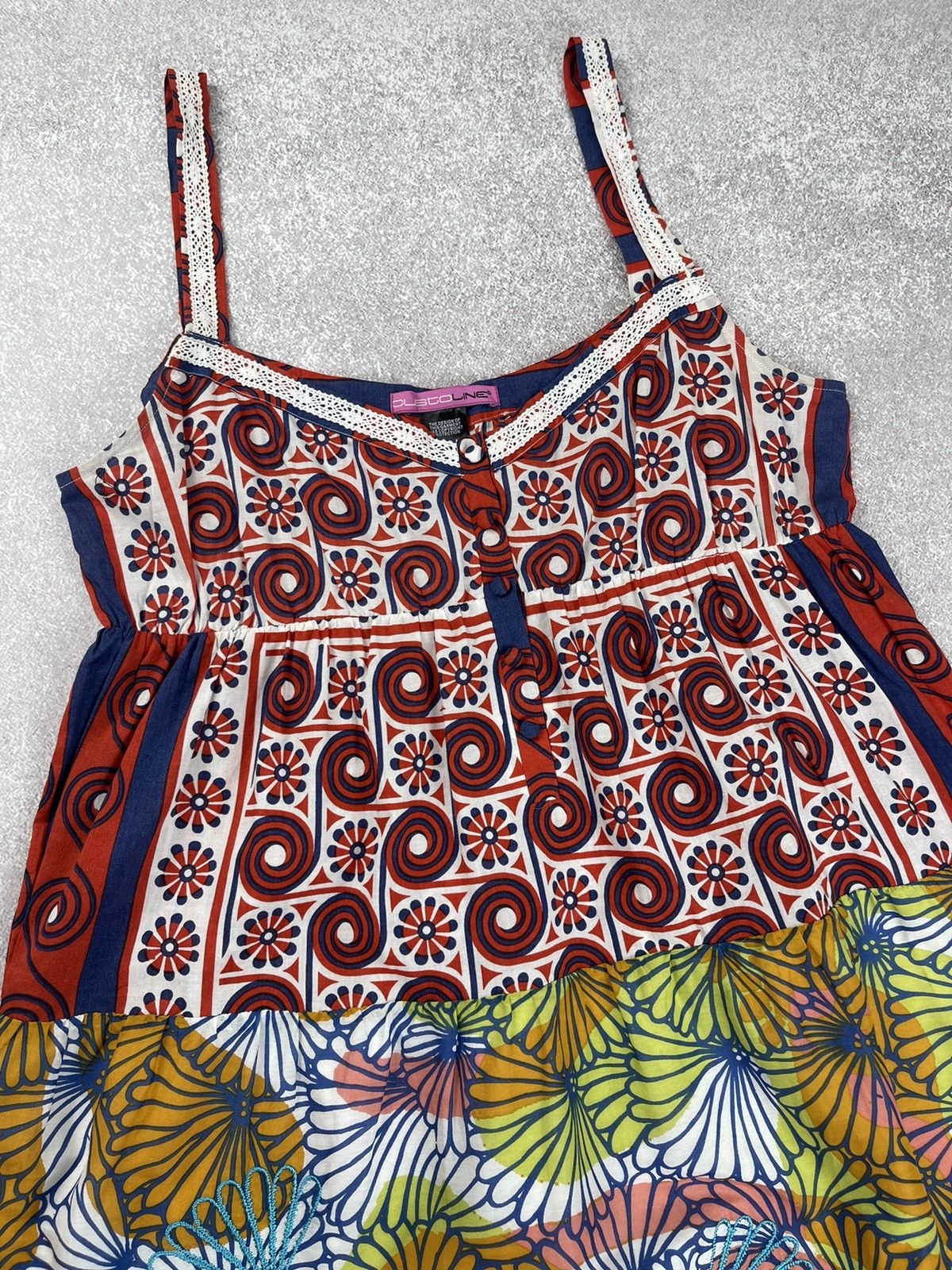 Custo Barcelona Custo Barcelona Line Cotton/Silk Dress Size 4 Size L / US 10 / IT 46 - 6 Thumbnail