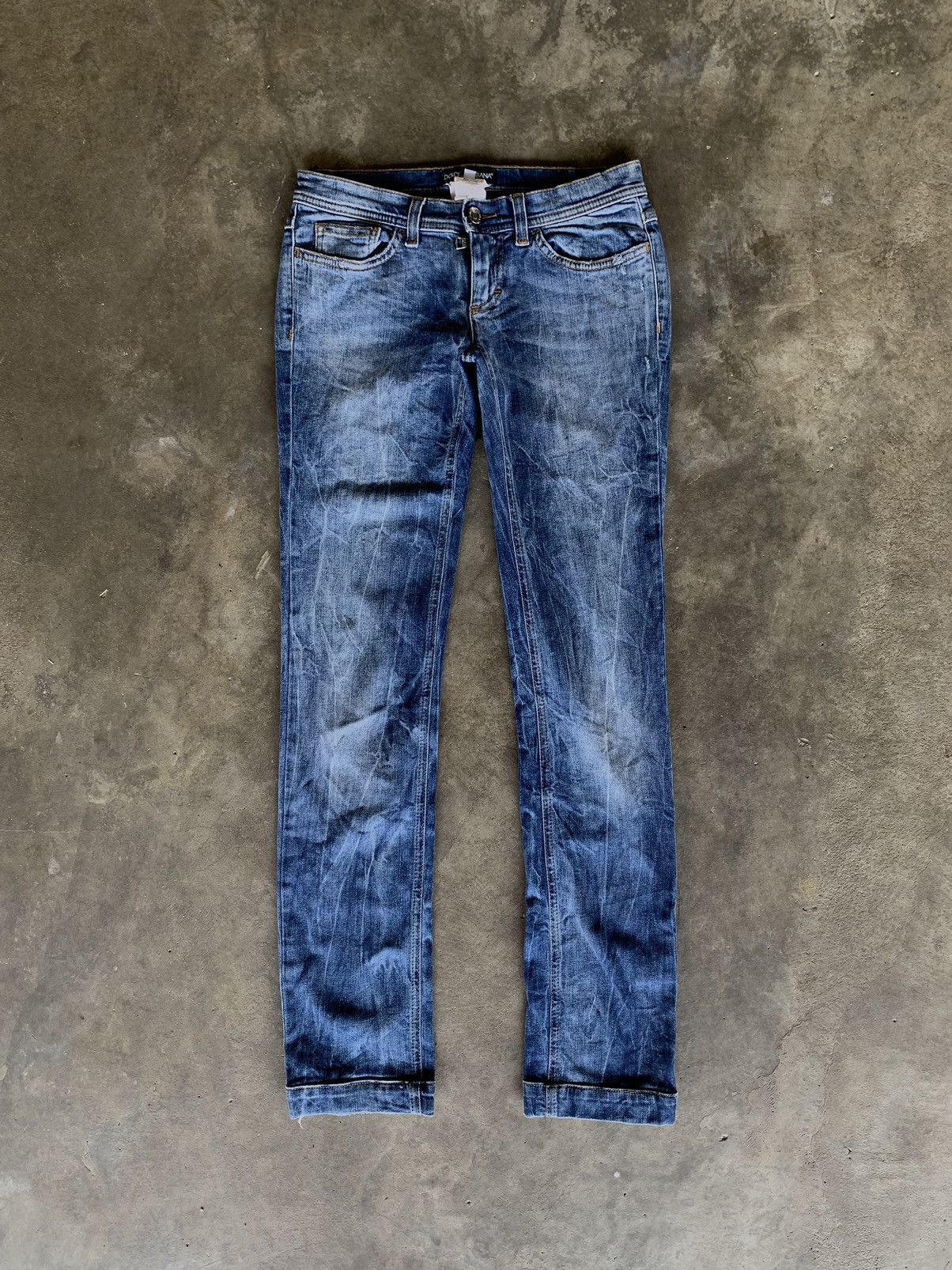 Dolce & Gabbana DOLCE GABBANA DENIM PANTS Size 27" / US 4 / IT 40 - 1 Thumbnail