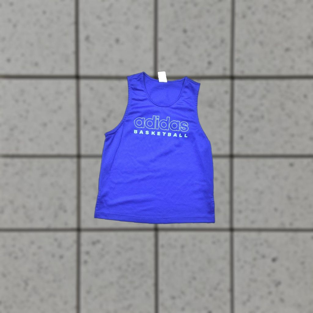 Adidas Adidas Basketball Tank Women's XS Blue Racerback Sleeveless Athletic Top Size XS / US 0-2 / IT 36-38 - 1 Thumbnail