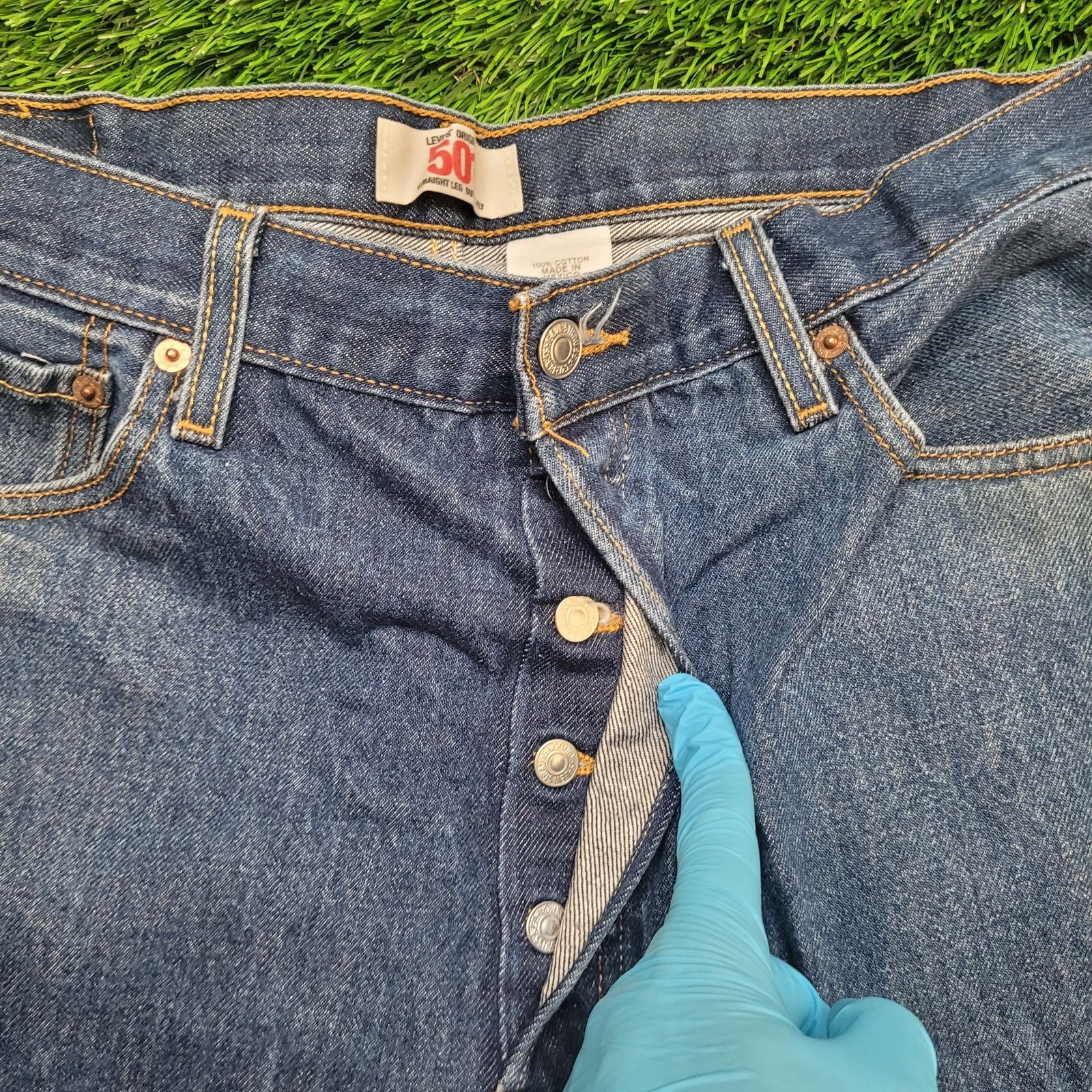 Levi's Levis 501 XX Straight Leg Jeans Waist 36 Inseam 28 Tag 36x30 Size US 36 / EU 52 - 4 Thumbnail