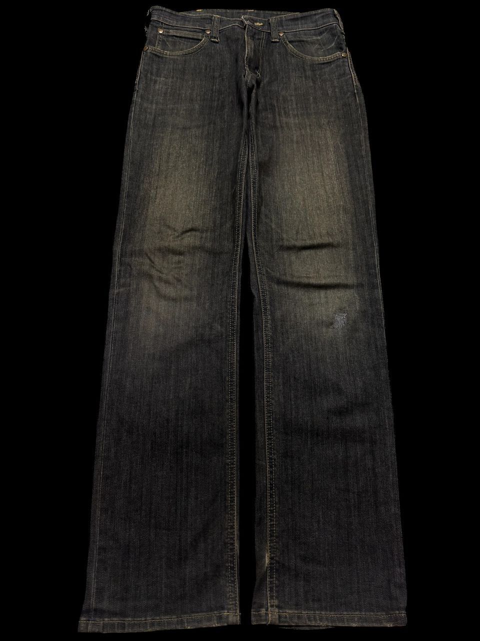 💥Vintage 90s Style Wrangler MudWashed Distress Dark Jeans