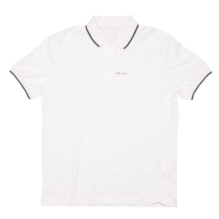 Prada Prada Casual Comfortable White Polo Shirt Size US S / EU 44-46 / 1 - 1 Thumbnail