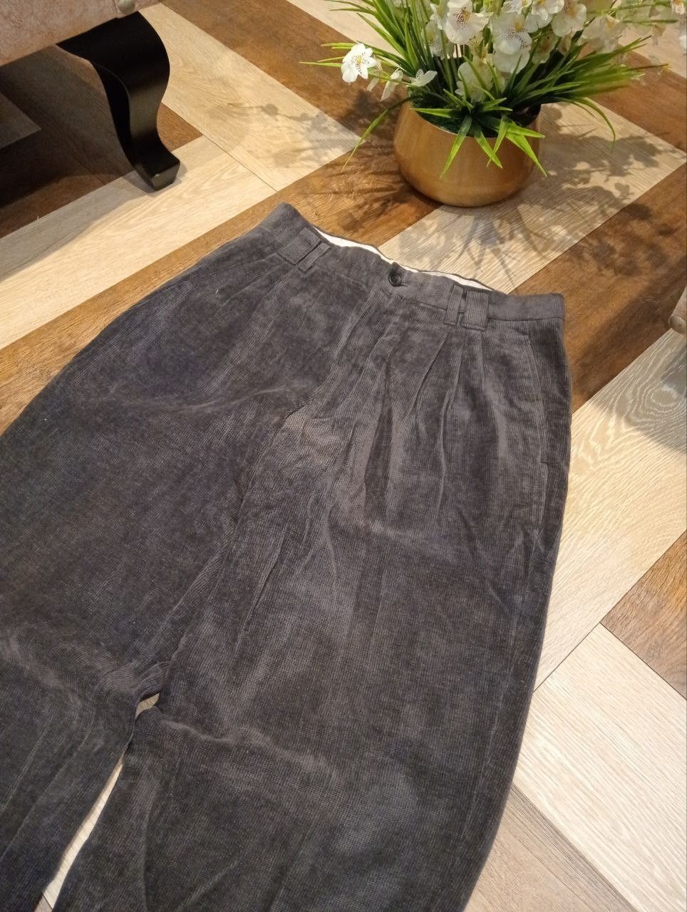 Lanvin VINTAGE LANVIN PARIS BAGGY CORDUROY PANTS Size US 29 - 4 Thumbnail