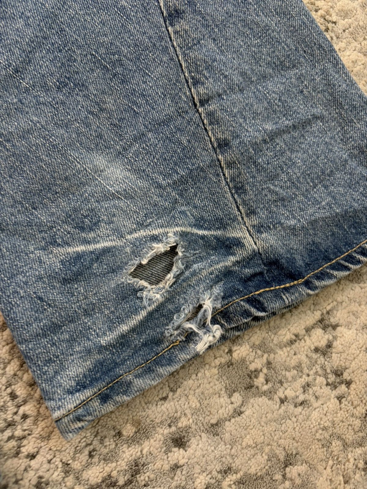 Le Grande Bleu (L.G.B.) LGB Lazy Wolf Denim Light Wash Size US 30 / EU 46 - 10 Thumbnail