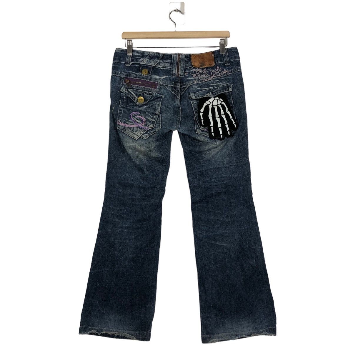 Japanese Brand 🔥Rare Bowcut Denim Distressed Jeans Riobera Designer Size US 30 / EU 46 - 7 Thumbnail