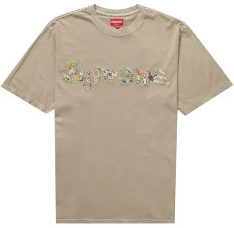 Supreme Supreme Animal Kingdom Short-Sleeve Top 'Dusty Tan' Size US L / EU 52-54 / 3 - 1 Thumbnail
