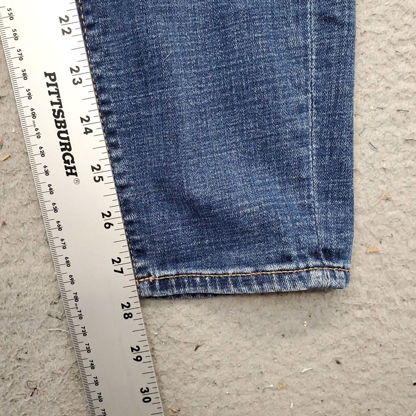 Lucky Brand Lucky Brand Bridgette Skinny Jeans Womens Size 8 Navy Denim Distressed Jeans Size 30" / US 8 / IT 44 - 4 Thumbnail