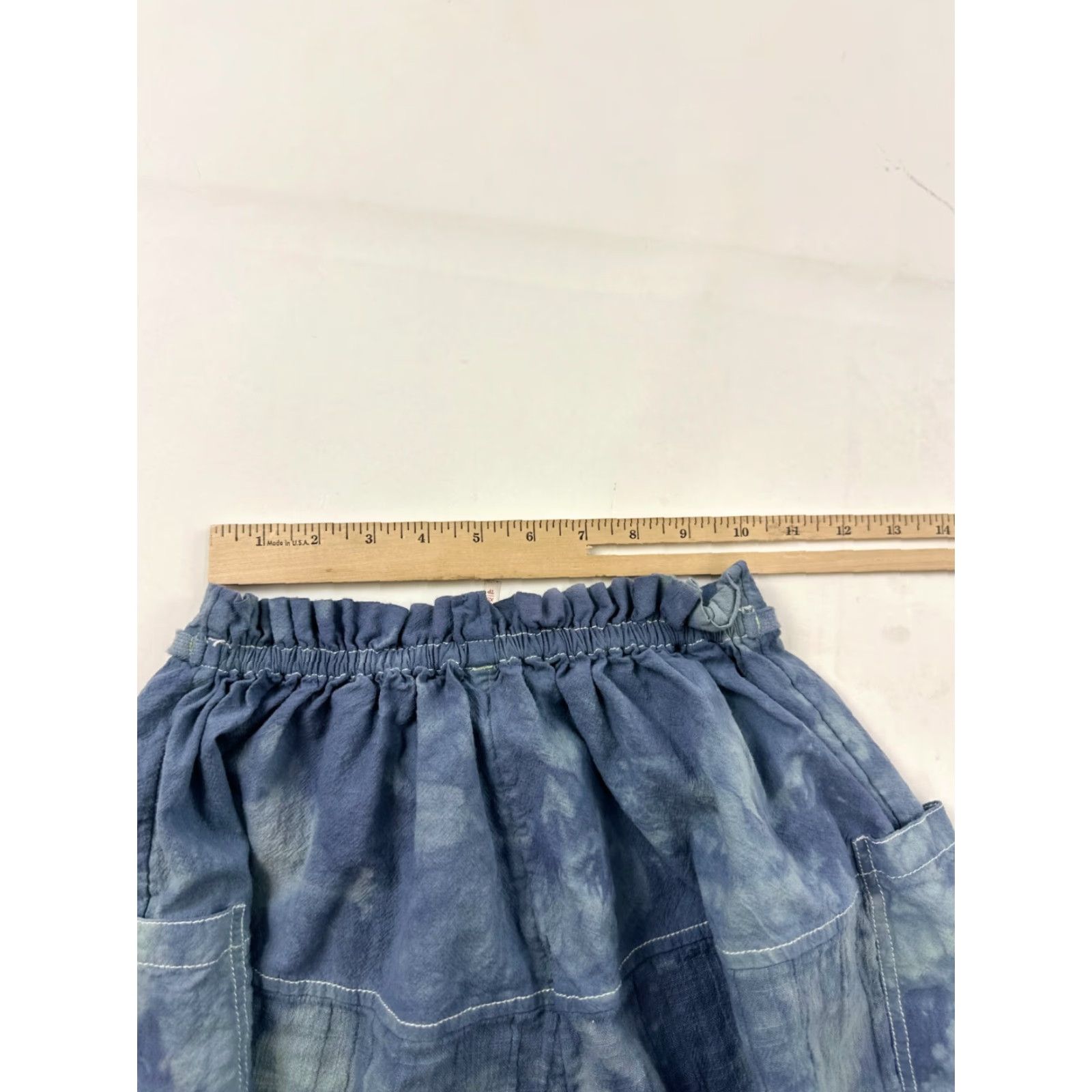 Free People Free People Womens XS Blue Tie Dye French Terry Sweat Shorts 3" Inseam Drawstring Casual Size 26" / US 2 / IT 38 - 6 Thumbnail