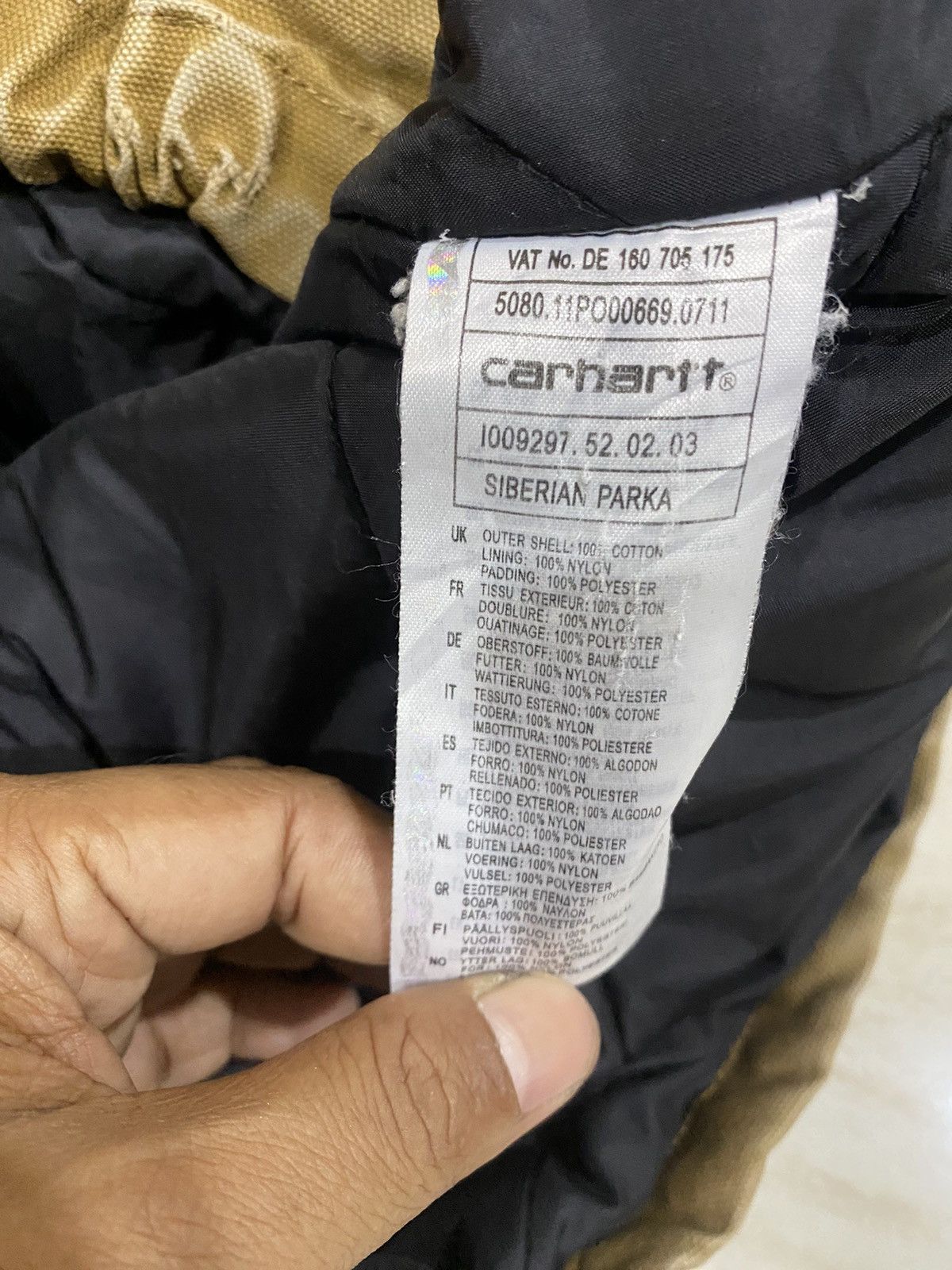 Carhartt RARE CARHARTT SIBERIAN PARKA FADED BROWN Size US S / EU 44-46 / 1 - 13 Thumbnail