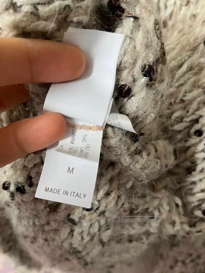 Brunello Cucinelli Brunello Cucinelli Fully sequined large stitch mohair swea Size M / US 6-8 / IT 42-44 - 7 Thumbnail