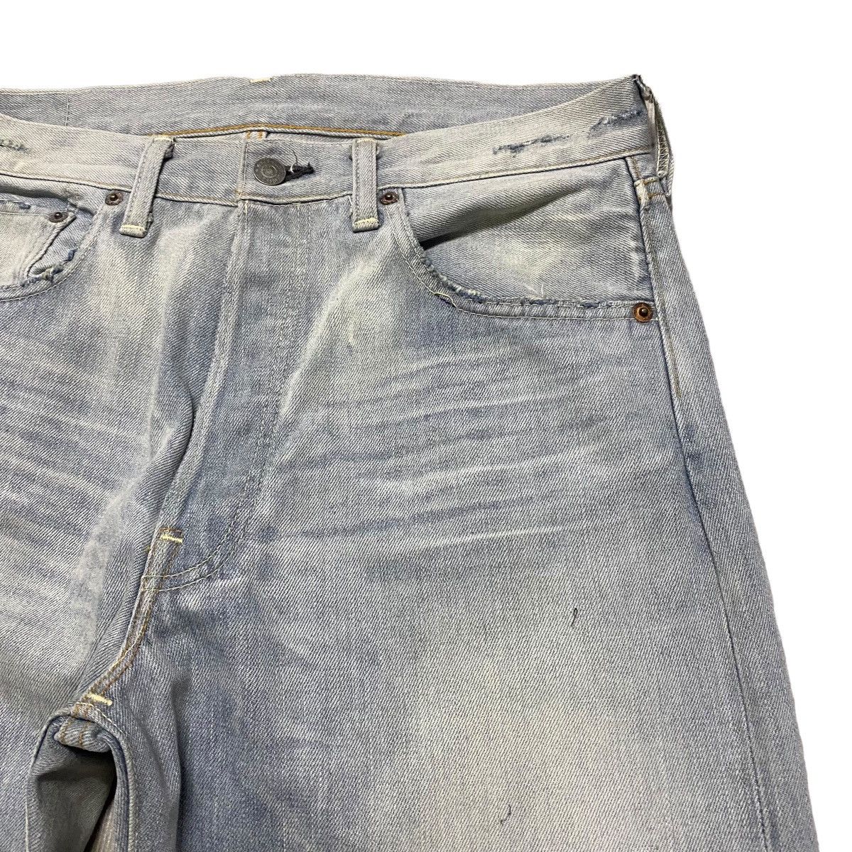 Levi's Vintage Levis 501 Big E Denim Selvedge Jeans Over Washed Size US 32 / EU 48 - 6 Thumbnail