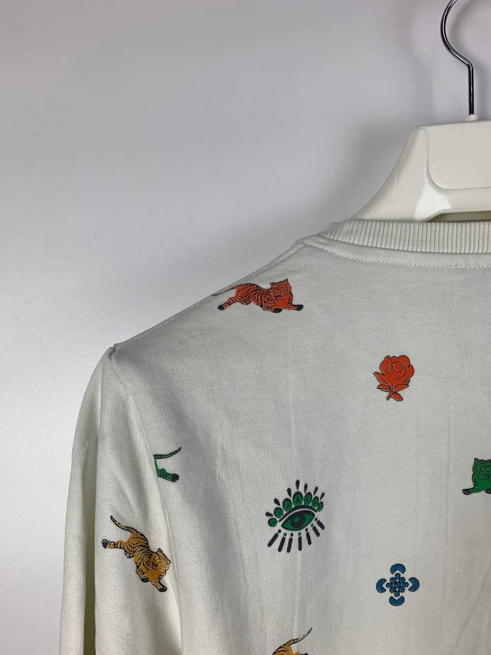 Kenzo Kenzo sweatshirt white multi cotton S Size US S / EU 44-46 / 1 - 11 Thumbnail