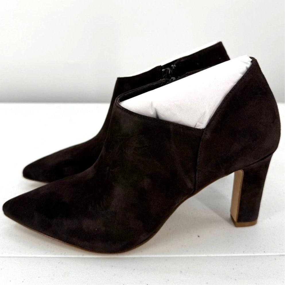 Cole Haan NEW Cole Haan Grand 360 Heeled Booties Pointed Toe Brown Size US 7.5 / IT 37.5 - 3 Thumbnail