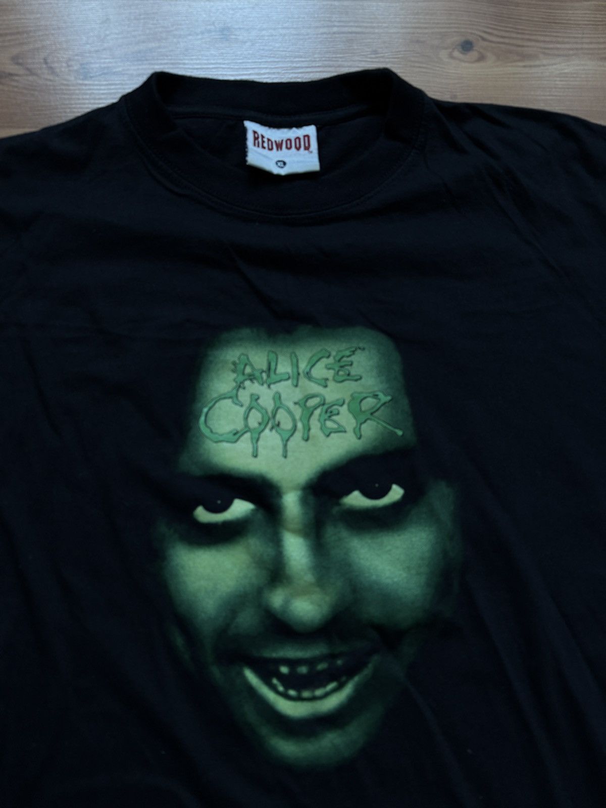 Band Tees Vintage Alice Cooper Tourture 2000 Tour Big Face T-Shirt Size US XL / EU 56 / 4 - 3 Thumbnail