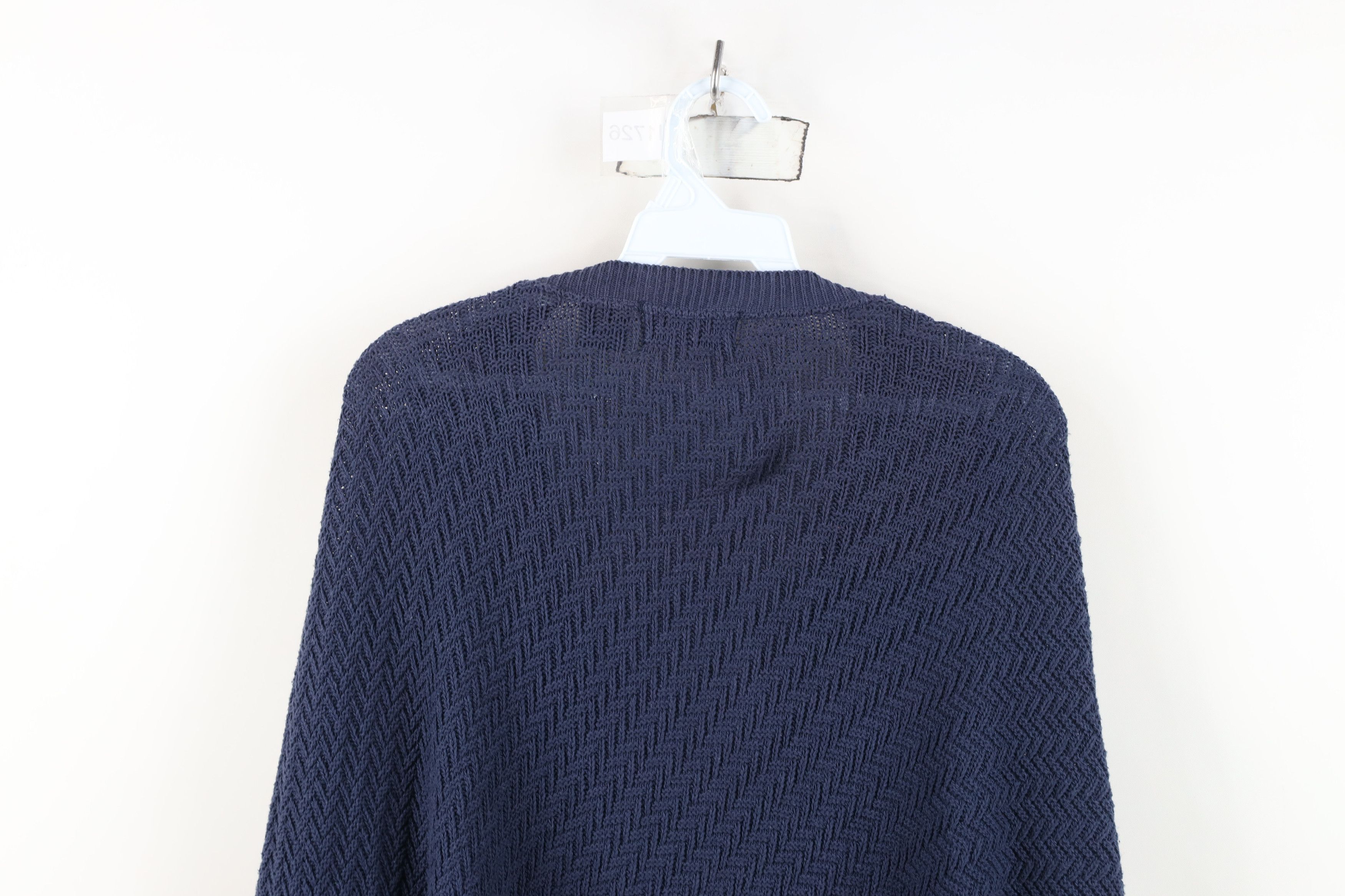 Vintage Vintage 90s Streetwear Knit Zig Zag Cardigan Sweater USA Size US L / EU 52-54 / 3 - 12 Thumbnail