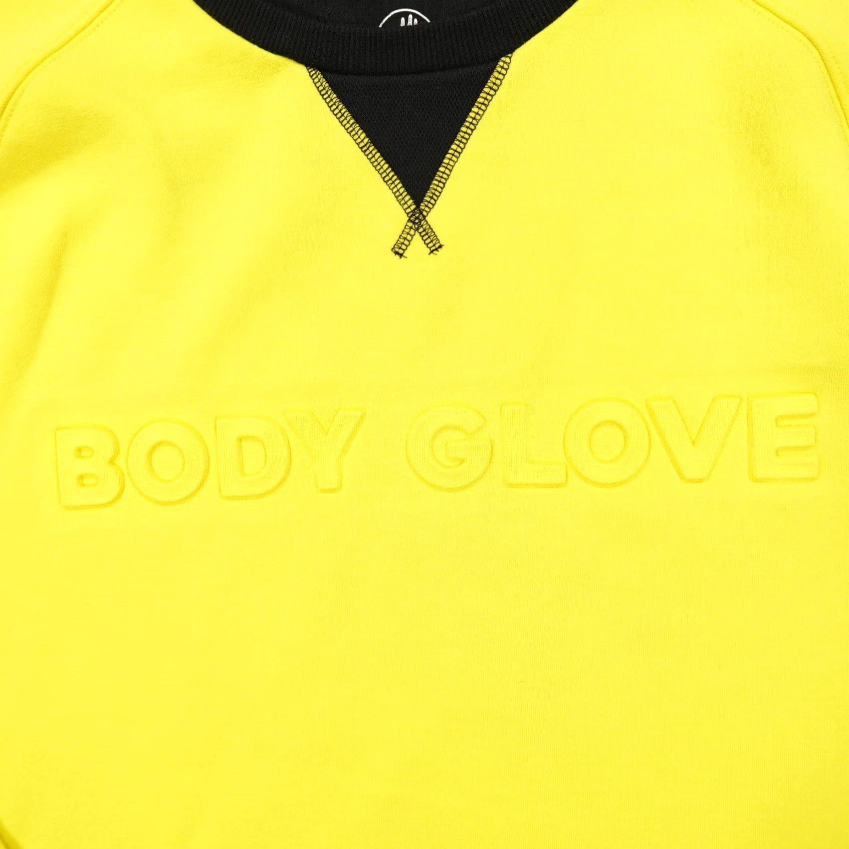 Body Glove VINTAGE Body Glove Sweatshirt Mens L Yellow Black Crewneck Raglan Active Pullover Size US L / EU 52-54 / 3 - 3 Thumbnail